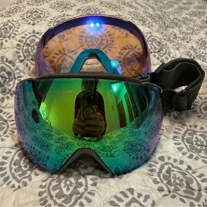 Smith goggles with extra lowlight lens